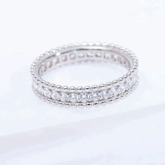 [Everoly JW]PERLEE DIAMOND SILVER RING