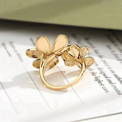 [Everoly JW]CLOVER COMOS GOLD DIAMOND RING