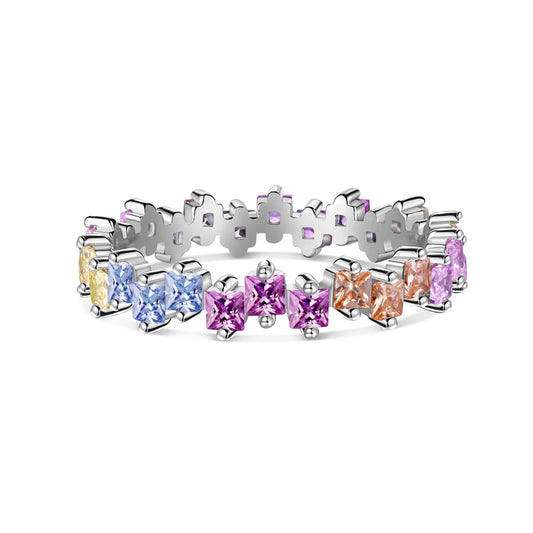 [Everoly JW]Mixed Colorful Square Staggered Rings