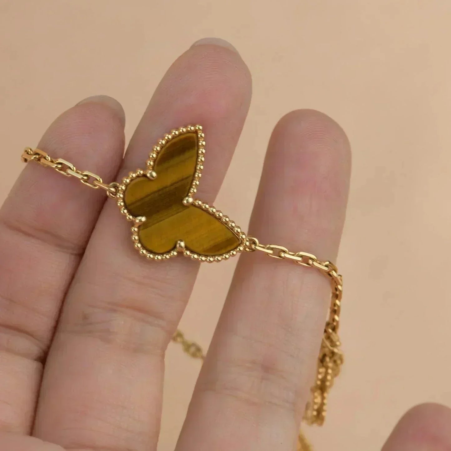[Everoly JW]LUCKY SPRING 5 MOTIF GOLD BRACELET