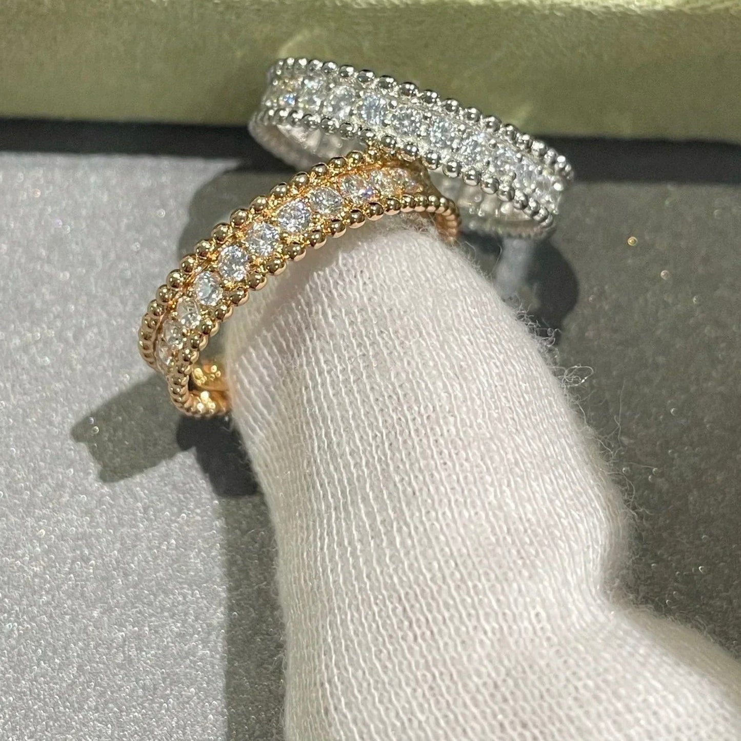 [Everoly JW]PERLEE DIAMOND ROSE GOLD RING