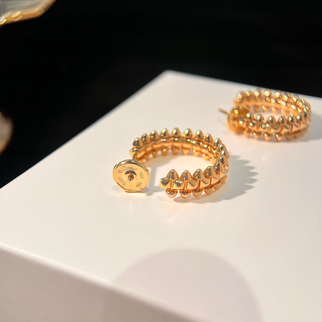 [Everoly JW]CLASH SMALL HOOP EARRINGS