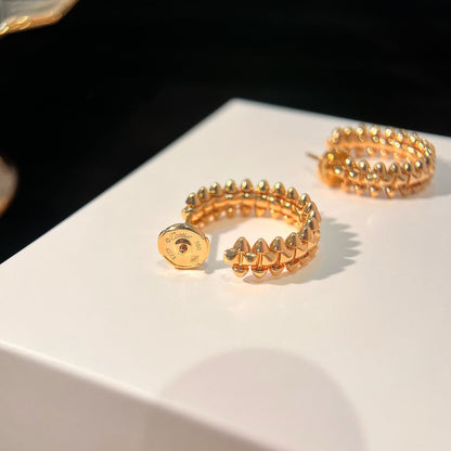 [Everoly JW]CLASH SMALL HOOP EARRINGS