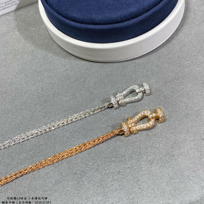 [Everoly JW]FORCE KLEINES HUFEISEN-DIAMANTKETTEN-SEILARMBAND
