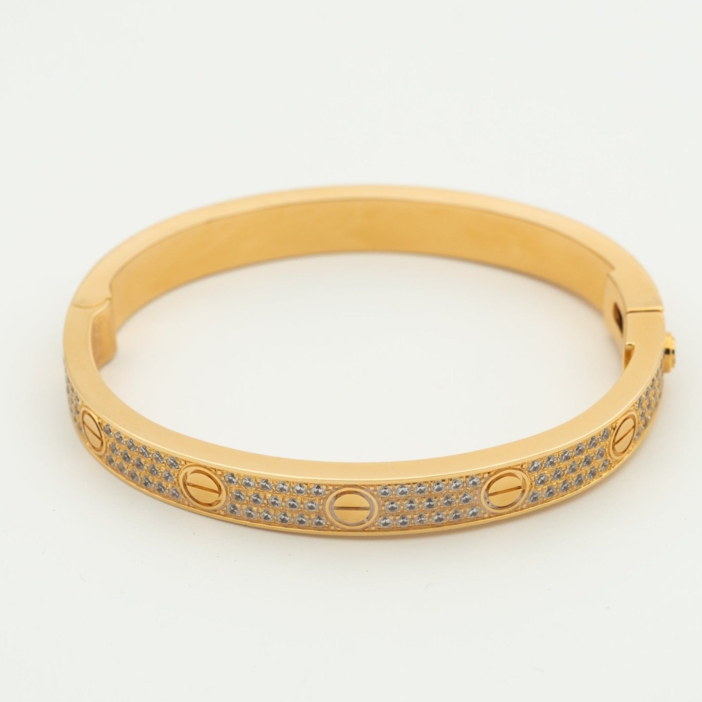 [Everoly JW]LOVE BRACELET 6.1MM DIAMOND-PAVED