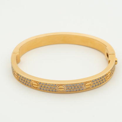 [Everoly JW]LOVE BRACELET 6.1MM DIAMOND-PAVED