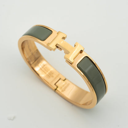 [エバロリー JW]H ブレスレット ブルーグリーン 12mm