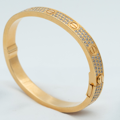 [Everoly JW]LOVE BRACELET 6.1MM DIAMOND-PAVED