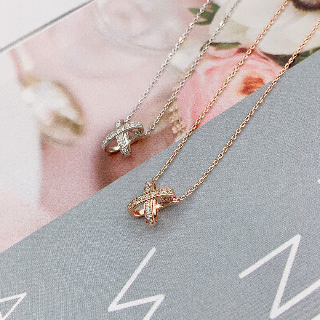 [Everoly JW]JEUX DE DIAMOND NECKLACE