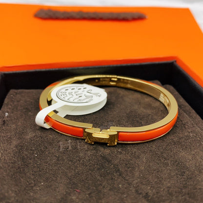 [Everoly JW]クラシック HM クリック レッド 8mm エナメルブレスレット