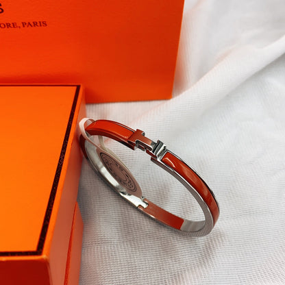 [Everoly JW]クラシック HM クリック レッド 8mm エナメルブレスレット