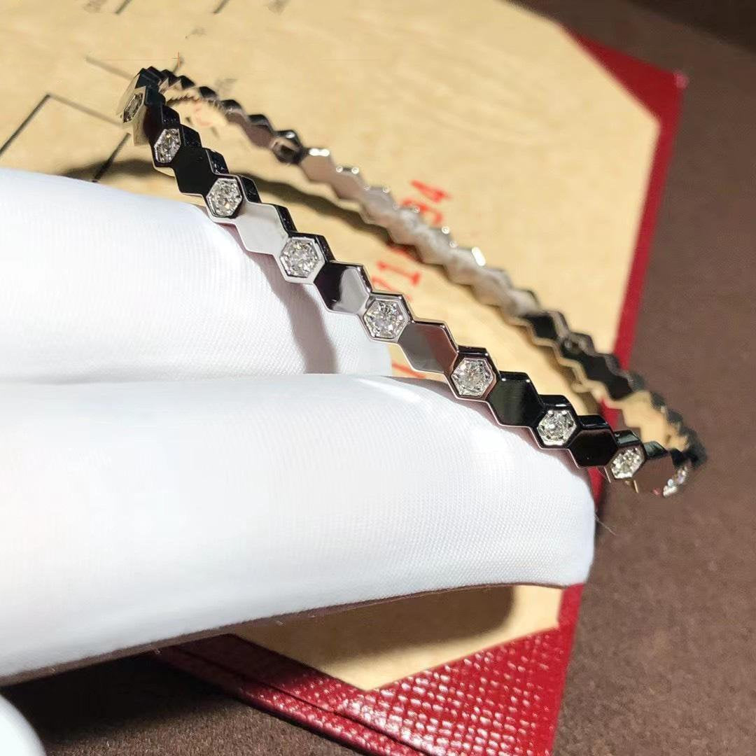 [Everoly JW]BEE LOVE SILVER DIAMOND BRACELET