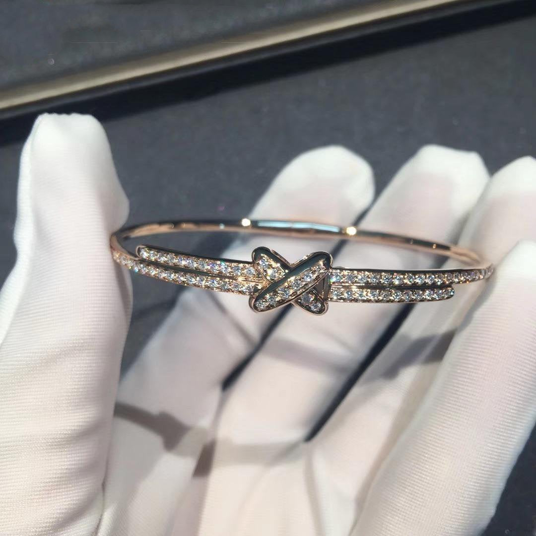 [Everoly JW]JEUX DE BRACELET DIAMONDS PINK GOLD