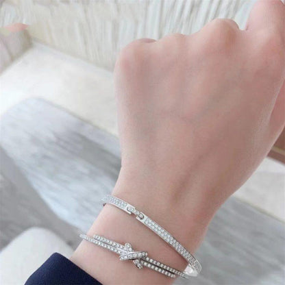 [Everoly JW]JEUX DE BRACELET DIAMONDS SILVER