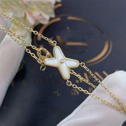 [Everoly JW]JEUX BRACELET WHITE MOP GOLD 1 DIAMOND