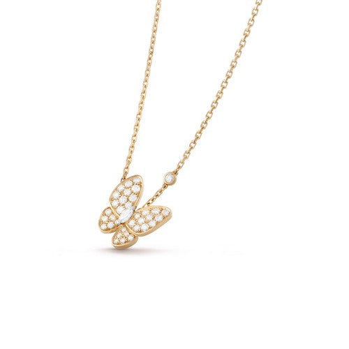 [Everoly JW]BUTTERFLY DIAMOND NECKLACE