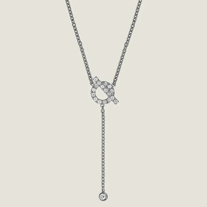 [Everoly JW]FINESSE SILBER DIAMANT HALSKETTE