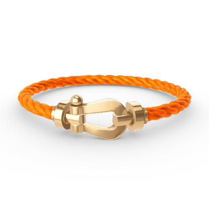 [Everoly JW]FORCE LARGE HORSESHOE NO DIAMOND BRACELET GOLD