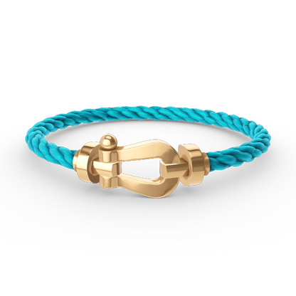 [Everoly JW]FORCE LARGE HORSESHOE NO DIAMOND BRACELET GOLD