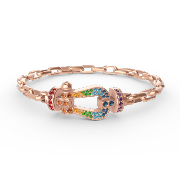 [Everoly JW]FORCE LARGE HORSESHOE CLASP  METAL BRACELET