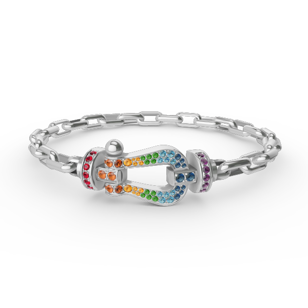 [Everoly JW]FORCE LARGE HORSESHOE CLASP  METAL BRACELET