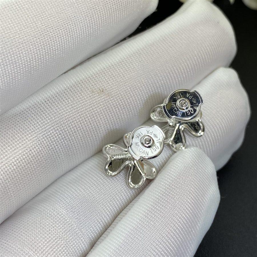 [Everoly JW]FRIVOLE MINI SILBERNE BLUMENOHRRINGE