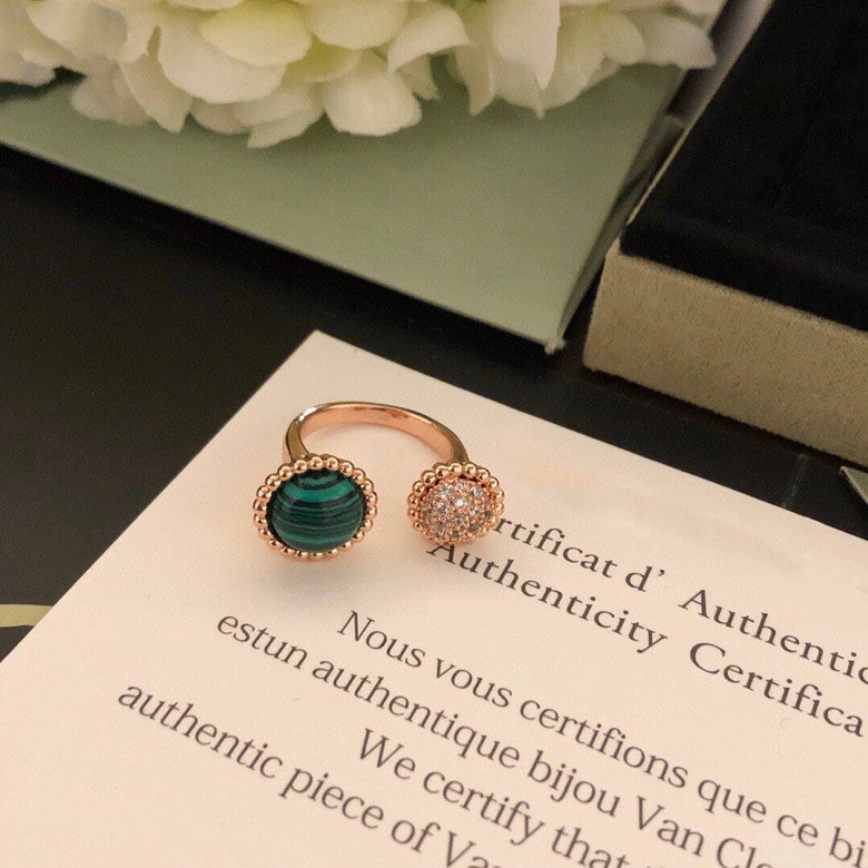 [Everoly JW]PERLEE COULEURS DIAMOND ROSE GOLD BETWEEN THE FINGER RING